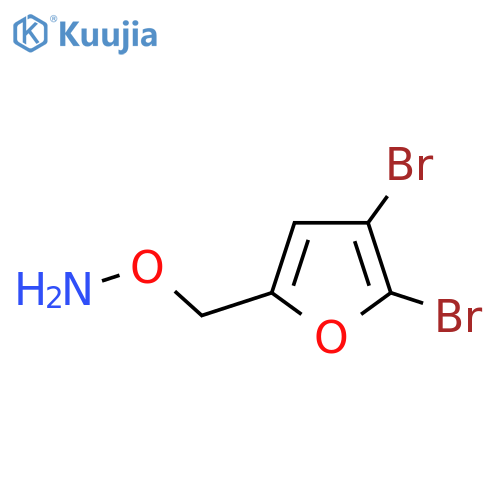 O-(4,5-dibromofuran-2-yl)methylhydroxylamine structure