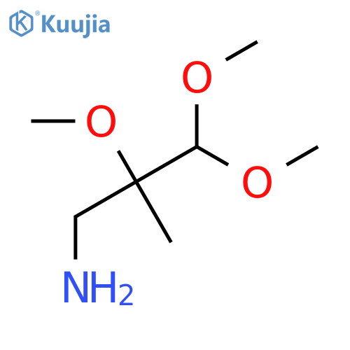 2,3,3-trimethoxy-2-methylpropan-1-amine structure