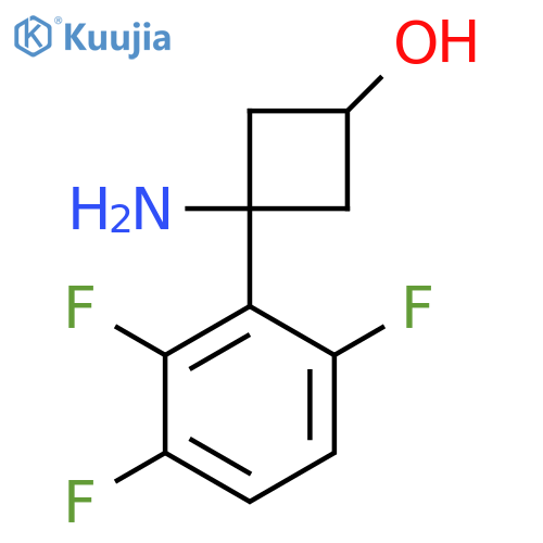 3-amino-3-(2,3,6-trifluorophenyl)cyclobutan-1-ol structure