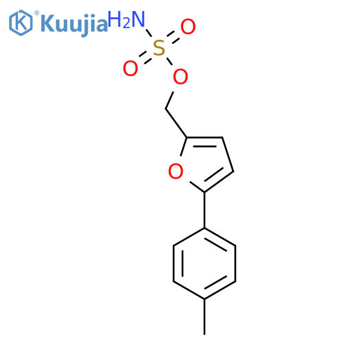 [5-(4-Methylphenyl)furan-2-yl]methyl sulfamate structure