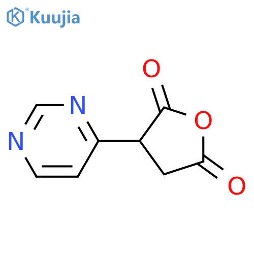 3-(pyrimidin-4-yl)oxolane-2,5-dione structure