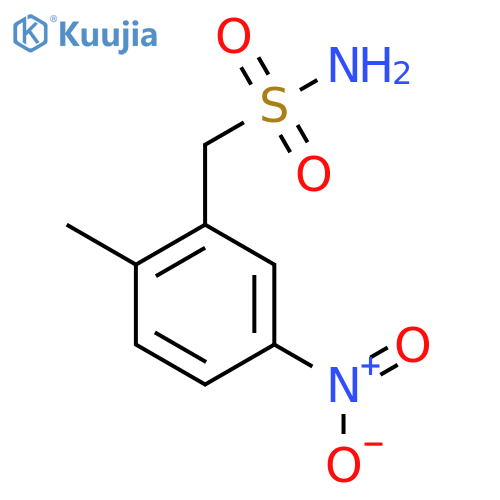 (2-methyl-5-nitrophenyl)methanesulfonamide structure