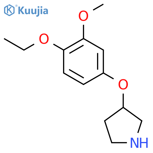 3-(4-Ethoxy-3-methoxyphenoxy)pyrrolidine structure