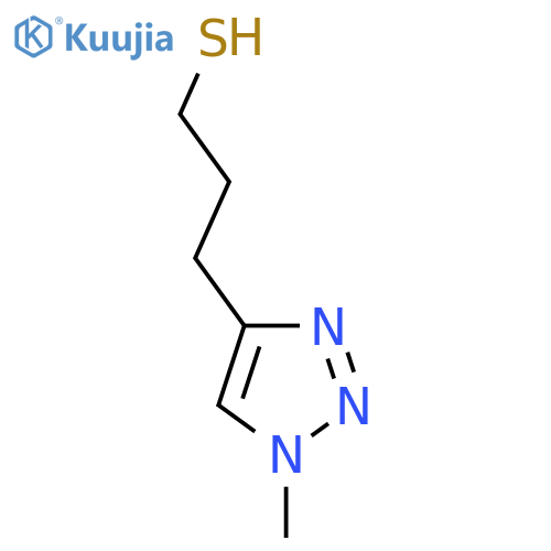 3-(1-methyl-1H-1,2,3-triazol-4-yl)propane-1-thiol structure