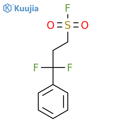 3,3-difluoro-3-phenylpropane-1-sulfonyl fluoride structure