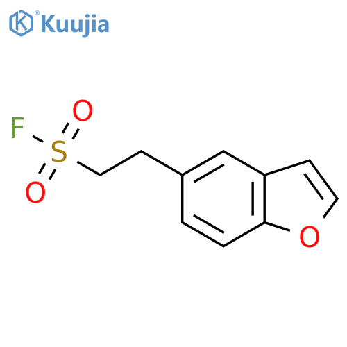 2-(1-benzofuran-5-yl)ethane-1-sulfonyl fluoride structure