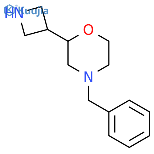 2-(azetidin-3-yl)-4-benzylmorpholine structure
