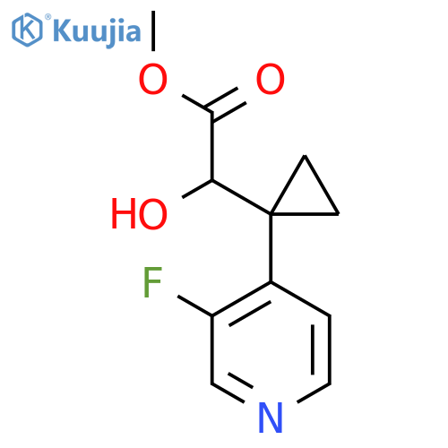 methyl 2-1-(3-fluoropyridin-4-yl)cyclopropyl-2-hydroxyacetate structure