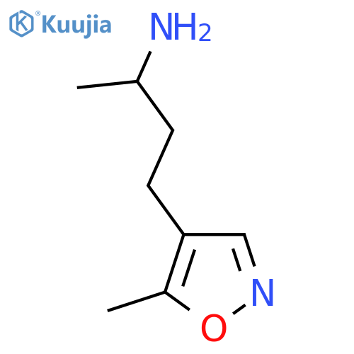 4-(5-methyl-1,2-oxazol-4-yl)butan-2-amine structure