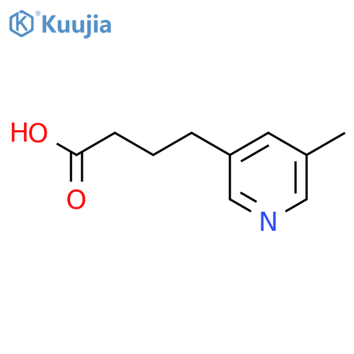 4-(5-methylpyridin-3-yl)butanoic acid structure