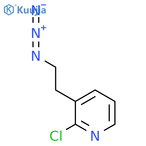 3-(2-azidoethyl)-2-chloropyridine structure