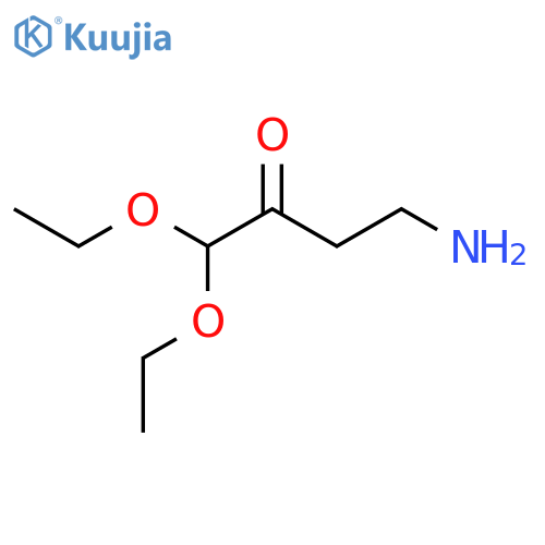 4-amino-1,1-diethoxybutan-2-one structure