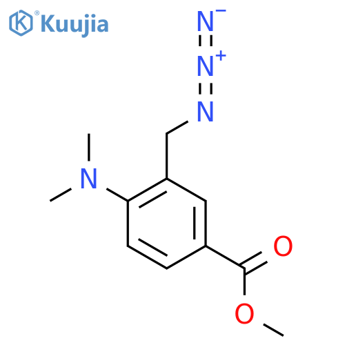 methyl 3-(azidomethyl)-4-(dimethylamino)benzoate structure