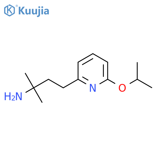 2-methyl-4-6-(propan-2-yloxy)pyridin-2-ylbutan-2-amine structure