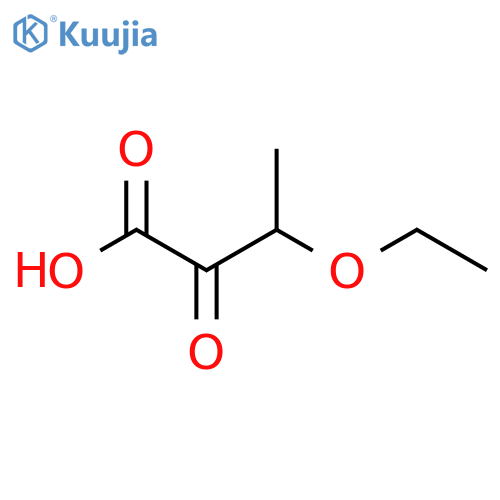 3-ethoxy-2-oxobutanoic acid structure
