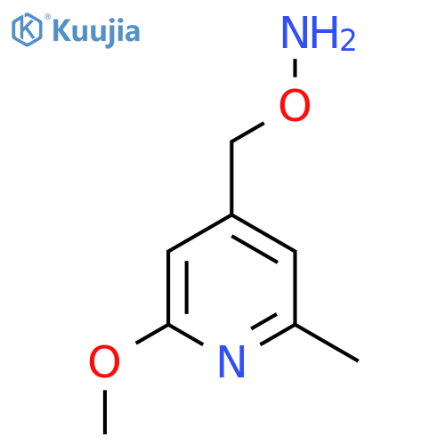 O-(2-methoxy-6-methylpyridin-4-yl)methylhydroxylamine structure