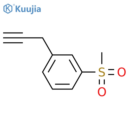 1-Methanesulfonyl-3-(prop-2-yn-1-yl)benzene structure