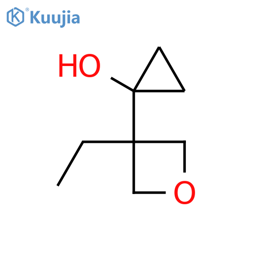 1-(3-ethyloxetan-3-yl)cyclopropan-1-ol structure