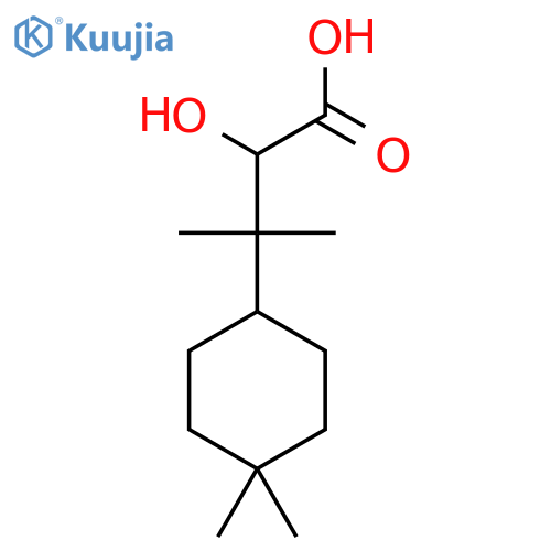 3-(4,4-dimethylcyclohexyl)-2-hydroxy-3-methylbutanoic acid structure
