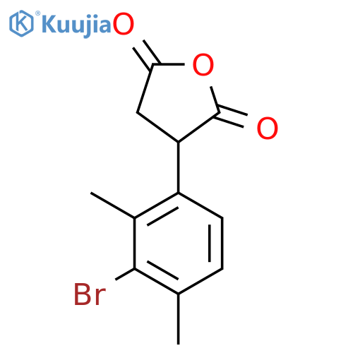 3-(3-bromo-2,4-dimethylphenyl)oxolane-2,5-dione structure