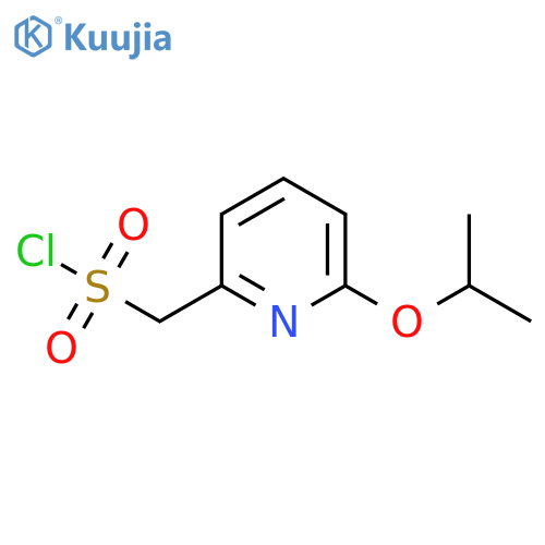 6-(propan-2-yloxy)pyridin-2-ylmethanesulfonyl chloride structure