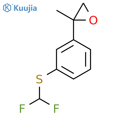 2-{3-(difluoromethyl)sulfanylphenyl}-2-methyloxirane structure