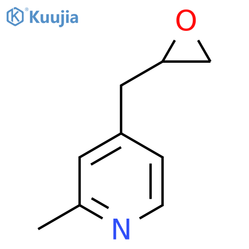 2-methyl-4-(oxiran-2-yl)methylpyridine structure
