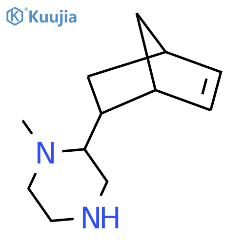 2-{bicyclo2.2.1hept-5-en-2-yl}-1-methylpiperazine structure