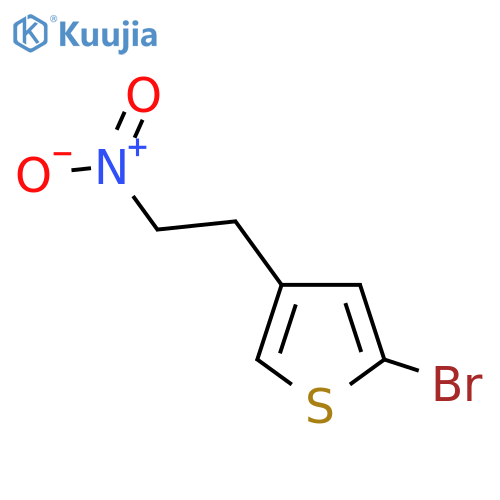2-bromo-4-(2-nitroethyl)thiophene structure