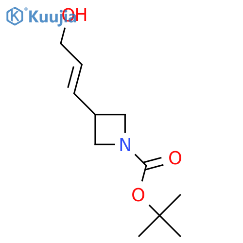 tert-butyl 3-(3-hydroxyprop-1-en-1-yl)azetidine-1-carboxylate structure
