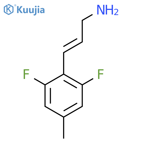 3-(2,6-difluoro-4-methylphenyl)prop-2-en-1-amine structure