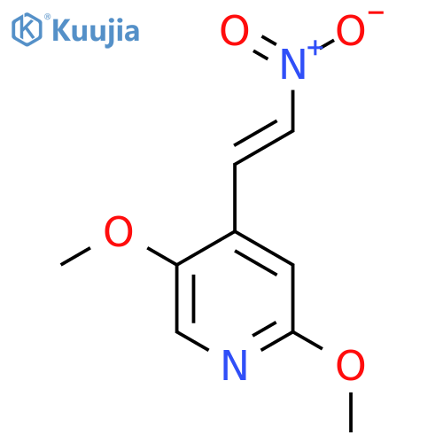 2,5-dimethoxy-4-(2-nitroethenyl)pyridine structure