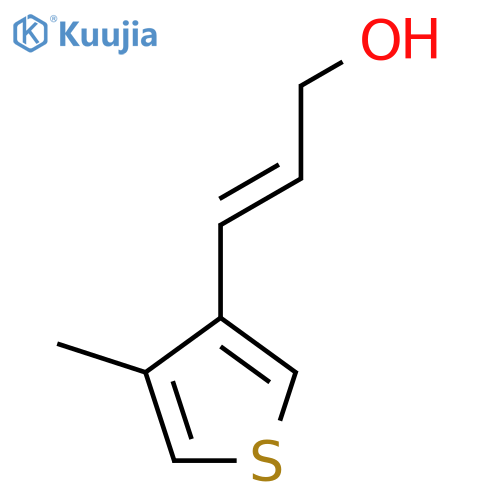 3-(4-methylthiophen-3-yl)prop-2-en-1-ol structure