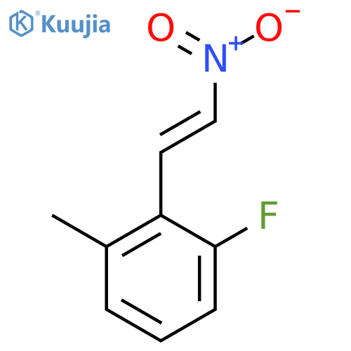 1-Fluoro-3-methyl-2-(2-nitroethenyl)benzene structure