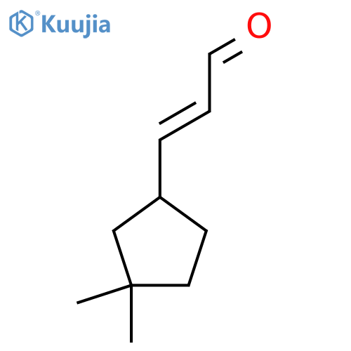 3-(3,3-dimethylcyclopentyl)prop-2-enal structure