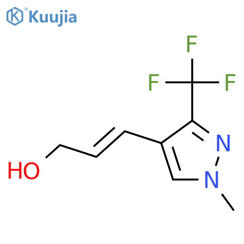 3-1-methyl-3-(trifluoromethyl)-1H-pyrazol-4-ylprop-2-en-1-ol structure