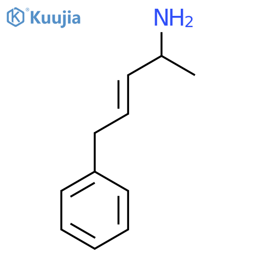 5-phenylpent-3-en-2-amine structure