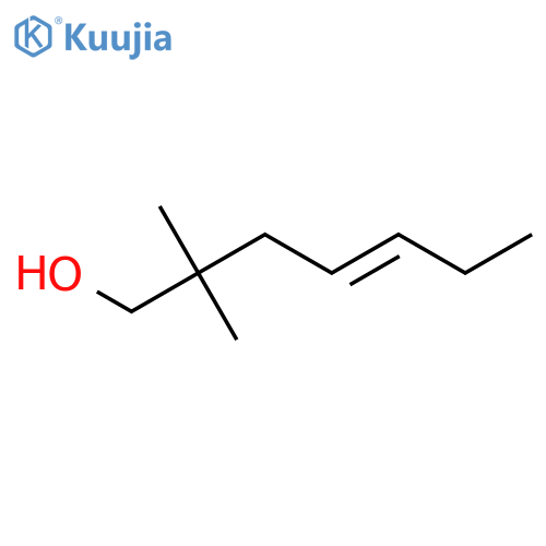 2,2-dimethylhept-4-en-1-ol structure
