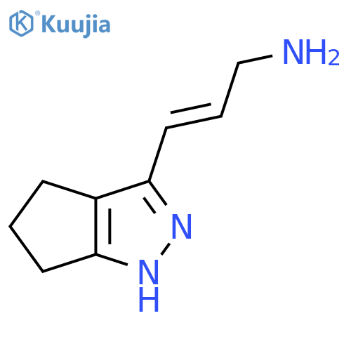 3-{1H,4H,5H,6H-cyclopentacpyrazol-3-yl}prop-2-en-1-amine structure