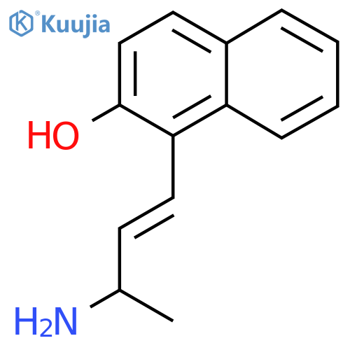 1-(3-aminobut-1-en-1-yl)naphthalen-2-ol structure
