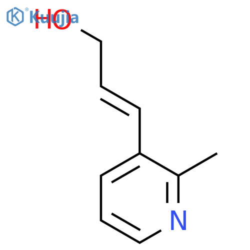 3-(2-methylpyridin-3-yl)prop-2-en-1-ol structure