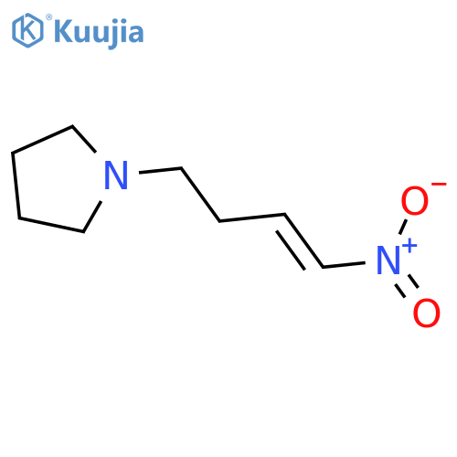 1-(4-nitrobut-3-en-1-yl)pyrrolidine structure