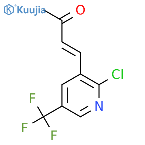 4-2-chloro-5-(trifluoromethyl)pyridin-3-ylbut-3-en-2-one structure