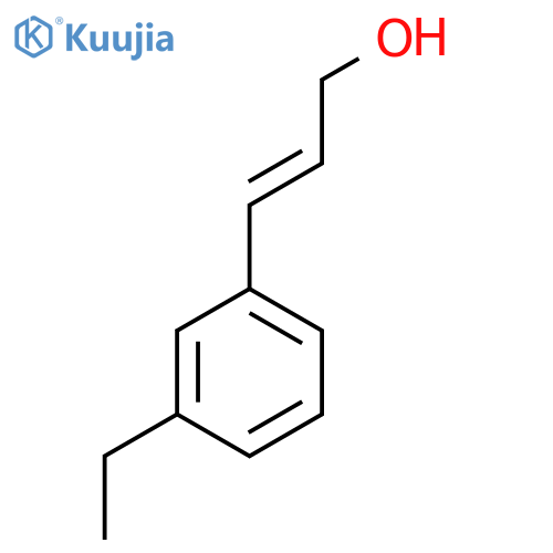 3-(3-ethylphenyl)prop-2-en-1-ol structure
