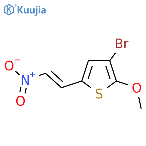 3-Bromo-2-methoxy-5-(2-nitroethenyl)thiophene structure