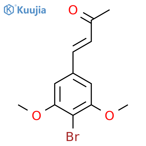 4-(4-bromo-3,5-dimethoxyphenyl)but-3-en-2-one structure