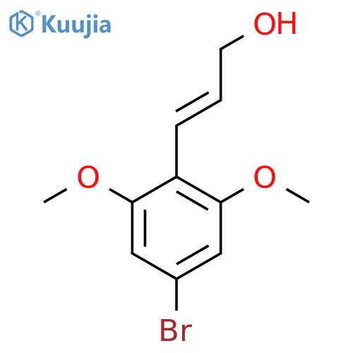 3-(4-bromo-2,6-dimethoxyphenyl)prop-2-en-1-ol structure