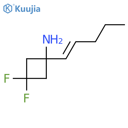 3,3-difluoro-1-(pent-1-en-1-yl)cyclobutan-1-amine structure