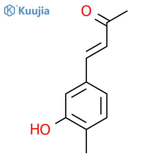 4-(3-Hydroxy-4-methylphenyl)but-3-en-2-one structure