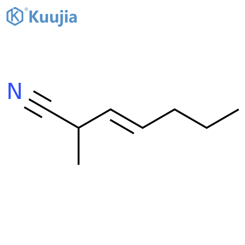 2-methylhept-3-enenitrile structure